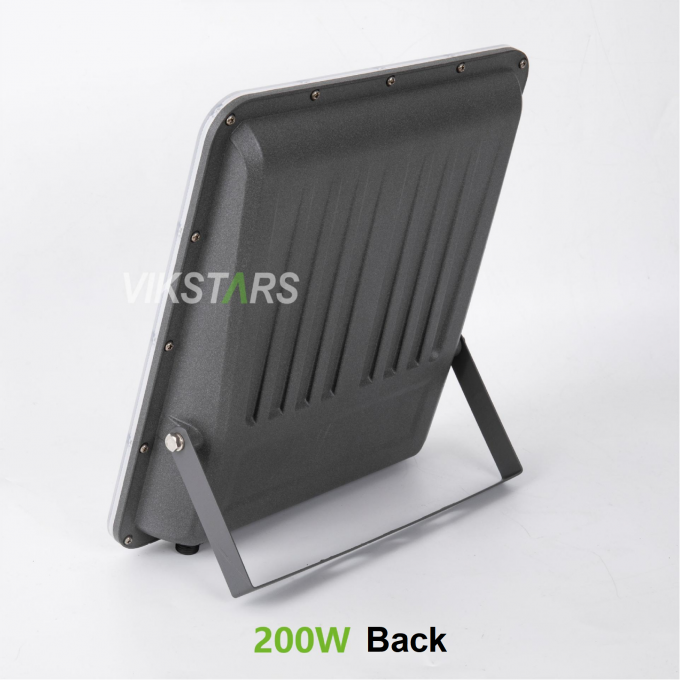 Lampade di inondazione solari in alluminio 100w 200w 300w 400w Per i villaggi del cortile magazzino IP66 impermeabile 7