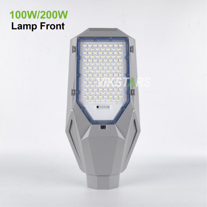 Due in uno luci solari 100w 200w 300w 400w Aluminum Classic Design Hot Sales Lampade a energia solare 3