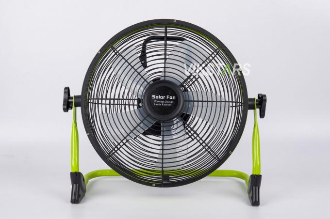 Ventilatore esterno portatile ricaricabile emergenza domestica 12 pollici 14 pollici ventilatore a pavimento solare ventilatore a energia solare silenzioso 14