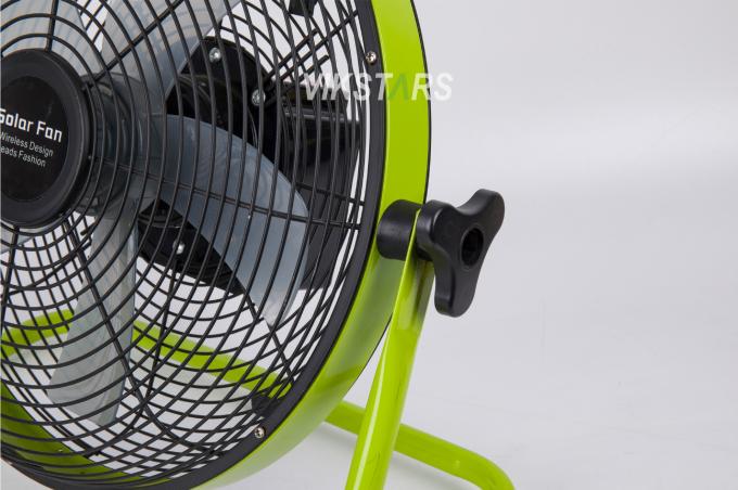 Ventilatore esterno portatile ricaricabile emergenza domestica 12 pollici 14 pollici ventilatore a pavimento solare ventilatore a energia solare silenzioso 18