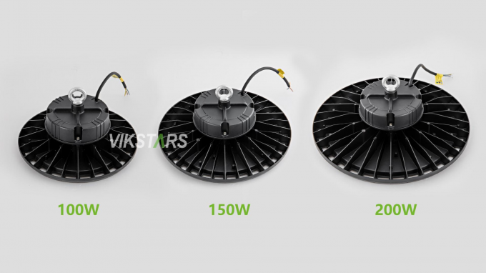 Prezzo più basso UFO High Bay Lights 100W 150W 200W per magazzino laboratorio fabbrica 3