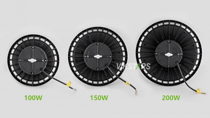Prezzo più basso UFO High Bay Lights 100W 150W 200W per magazzino laboratorio fabbrica 4
