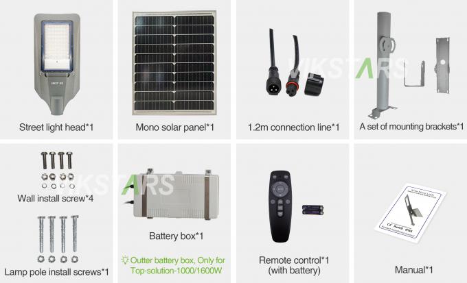 Lampioni stradali a LED solari più venduti 300W 500W 1600W per progetti, villaggi, parchi industriali, strade principali 14