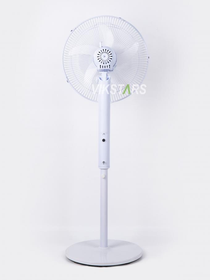 Ventilatore da terra solare 16 pollici con luce a risparmio energetico per campeggio all'aperto e pesca 19