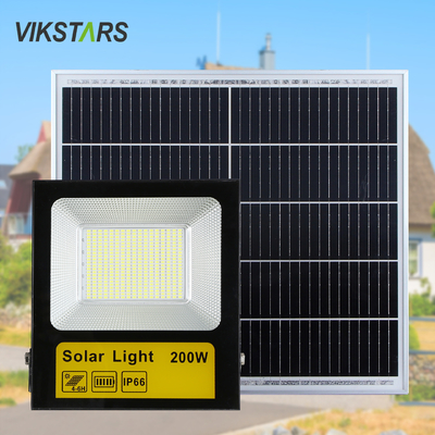 comprare Luce solare da giardino 30W 60w 100w 200w Proiettore solare illuminazione esterna LED Proiettore solare IP65 impermeabile fabbricazione online