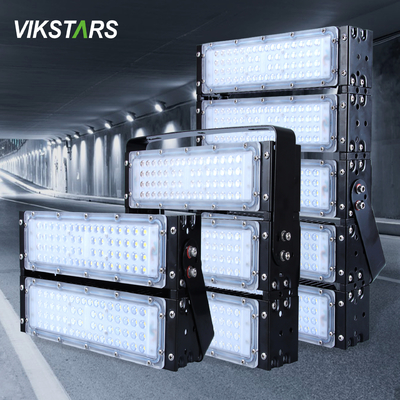 comprare 50W 100W 150W 200W 250W 300W Aluminium Fin LED Lampade di inondazione IP65 Lunga durata di vita Buona qualità LED Lampade ad alto palo fabbricazione online