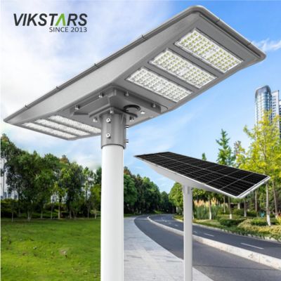 comprare Nuova Lampada Stradale Solare Bidirezionale IP66 LED Luce Solare da Giardino 600W 900W Tutto in Uno Luci Paesaggistiche Solari fabbricazione online