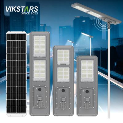 comprare Nuova Lampada Stradale Solare Bidirezionale IP66 LED Luce Solare da Giardino 600W 900W Tutto in Uno Luci Paesaggistiche Solari fabbricazione online