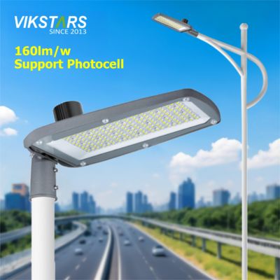 comprare 160lm/w Alta luminosità Nuove luci a LED 100w 150w 200w Con fotocellula per la strada principale fabbricazione online