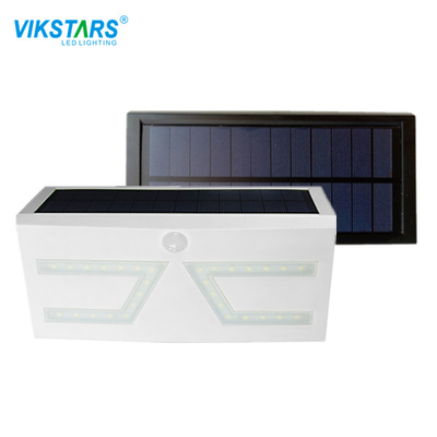 comprare Il giardino alimentato solare del CE di ROHS accende il bianco nero fissato al muro 750lm fabbricazione online