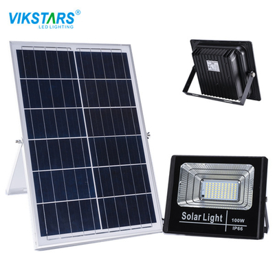comprare braccio di alluminio solare del sostegno della luce di inondazione di 30w 60W 100W LED con la batteria 3.7V fabbricazione online
