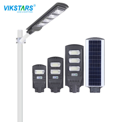 Lampione Solare All In One LED IP66 Bianco Freddo Per Illuminazione Da Esterno
