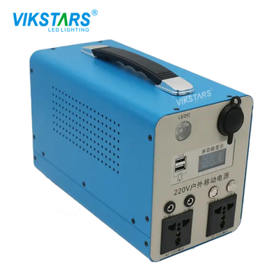 Sistema portatile blu di immagazzinamento dell'energia della casa dell'alimentazione elettrica 500w per il carico di campeggio