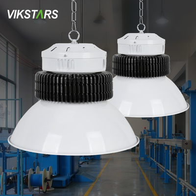 150W 200W LED High Bay Lamp White Fin Hanging Industrial Lighting Per illuminazione natatoria interna