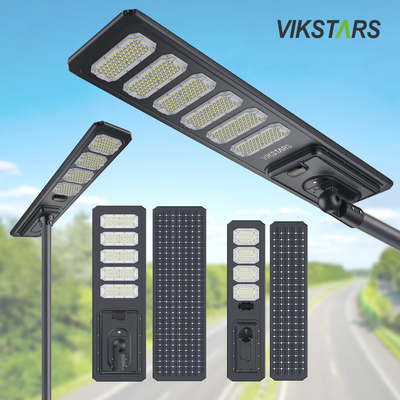 Nuova 100W 200W 300W 400W 500W All In One Aluminium Solar Street Light Per ingrosso