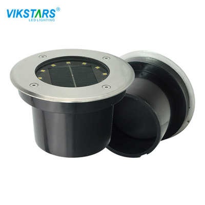 6V/ luce sotterranea solare 300lm di 0.6W LED ad acciaio inossidabile 480lm