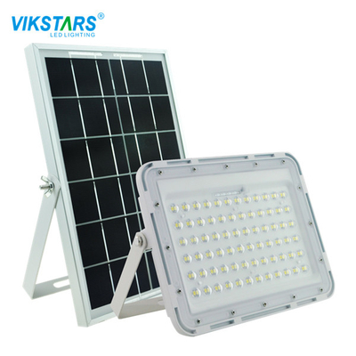 alloggio bianco solare della luce di inondazione di 60W 200w LED con il grande pannello solare